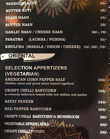 Food Mafia menu 