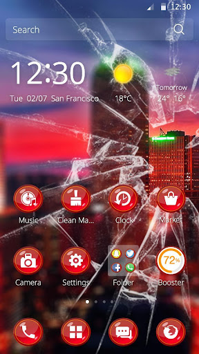 免費下載生活APP|Broken Glass Theme app開箱文|APP開箱王