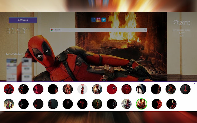 DeadPool Newtab Theme