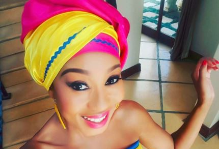 Kgomotso Christopher's husband has no problem with her kissing scene.