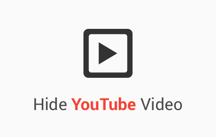 Hide YouTube™ Video small promo image