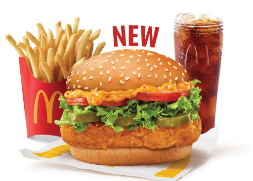 McSpicy Deluxe Chicken Burger Combo
