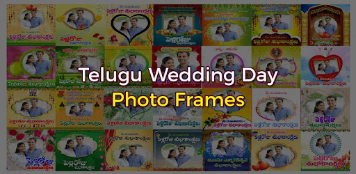 Telugu Wedding Day Photo Frames Wishes Greetings Apk App Free