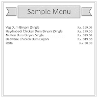 Deewan-e-Biryani menu 1