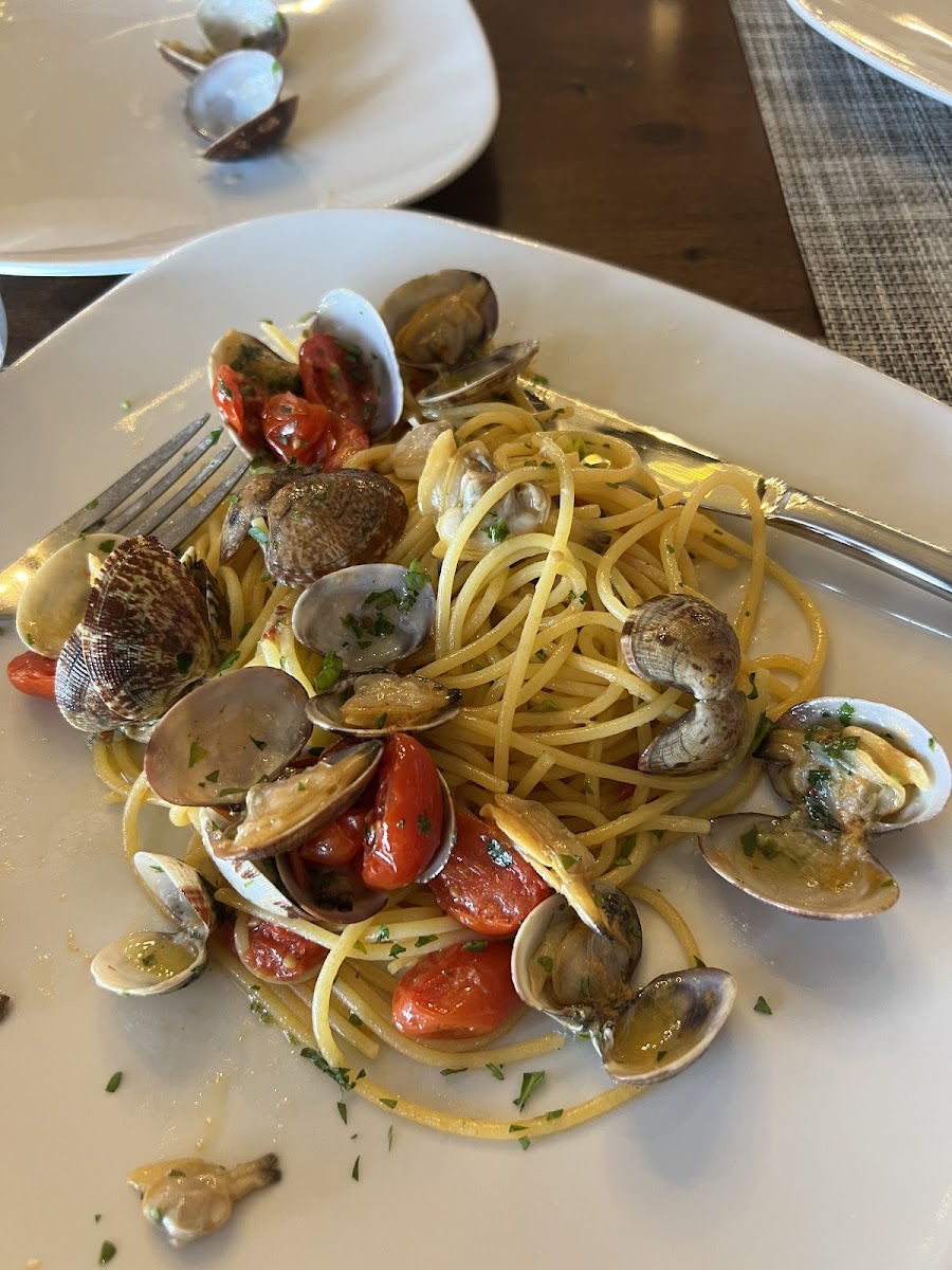 Spaghetti and clams 👍🏼