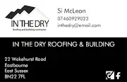 In The Dry Roofing & Building Logo
