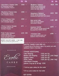 Hot Breads menu 1