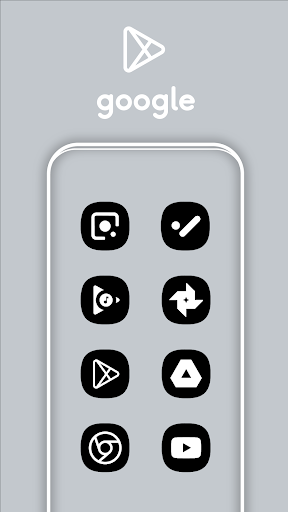 S20 One UI Black AMOLED - Icon Pack