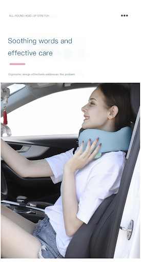 Title 7, Memory Cotton U-shaped Pillow for Neck Protecti...