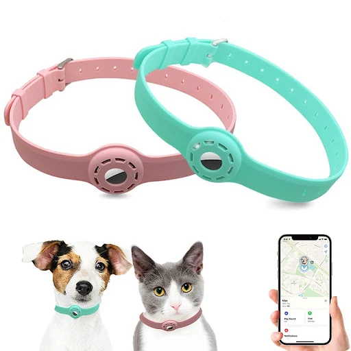 New Silicone Anti-Lost Pet Cat Collar For The Apple Airtag Protective Tracker Anti Lost Positioning Collar Adjustable Pe