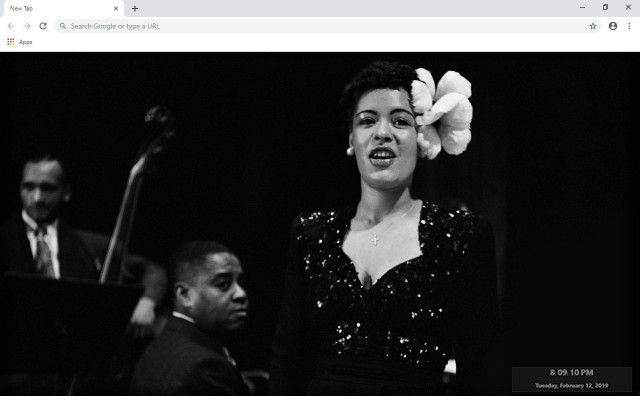 Billie Holiday New Tab