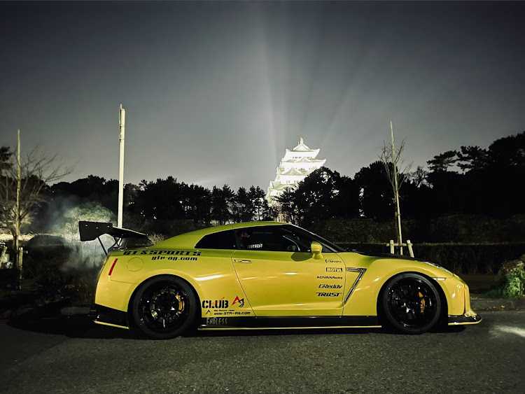 NISSAN GT-Rのセントラルサーキット・名古屋城コラボ！・テレビ塔コラボ・OSSAN最速者CAP・サーキット走行会に関するカスタム事例の投稿画像1枚目