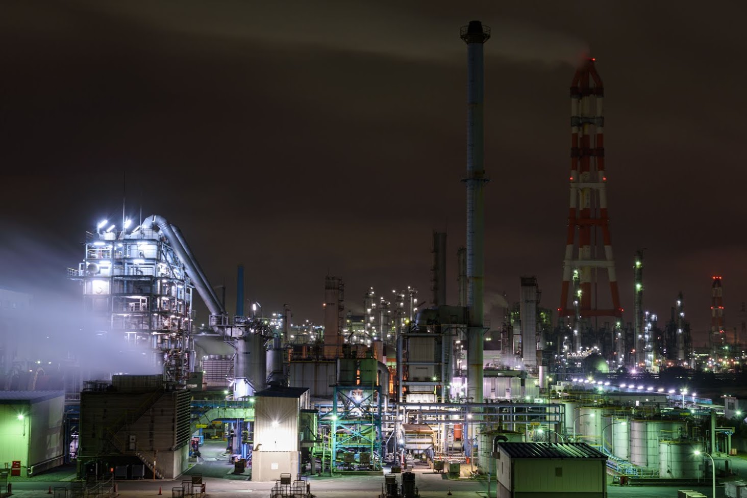 旅6日目 田舎の漆黒にビビりながらも 鹿島臨海工業地帯 で工場夜景 Japan Nomad