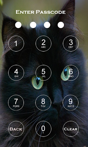 Cat Screen Passcode Lock