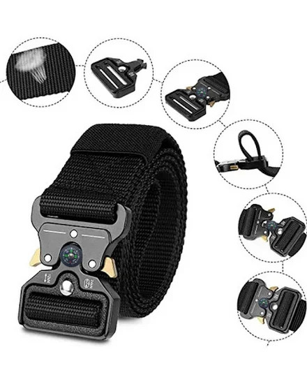 Genuine Tactical Belt Quick Release Outdoor Military Belt... - 0