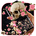 Download Rose and Skull Gravity Keyboard Theme Install Latest APK downloader