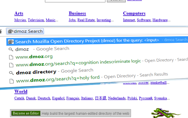 Mozilla Open Directory Project Search Preview image 0