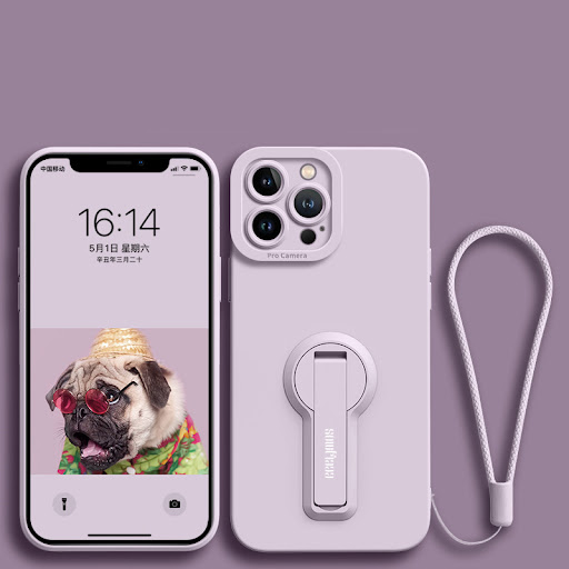 Title 5, Fashion Minimalist Solid Color Silicone Phone C...