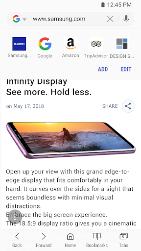 Samsung Internet Browser