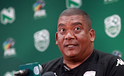 Sekhukhune coach Brandon Truter during a 2023 Nedbank Cup Last 8 press conference at the PSL offices in Johannesburg. 