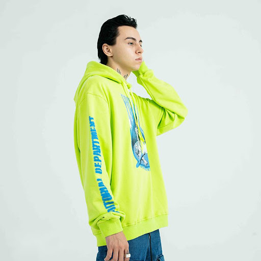 Title 7, Desperate Knight Print Mens Short Hoodie