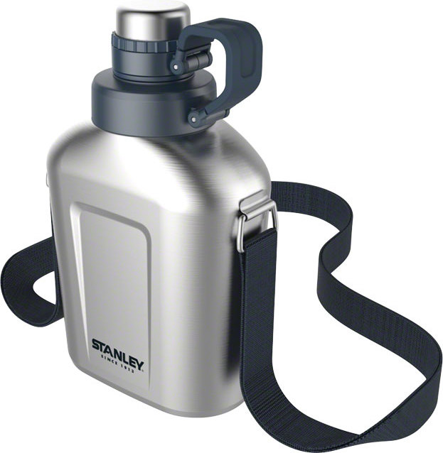 Stanley Adventure Steel Canteen: Stainless Steel, 1.1qt