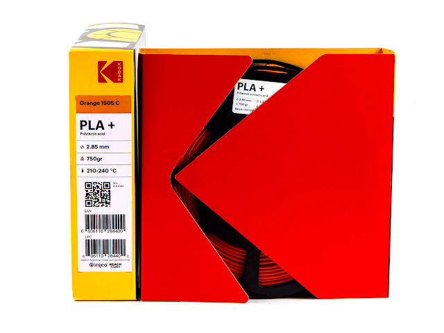 Kodak Orange PLA+ Filament - 1.75mm (0.75kg)