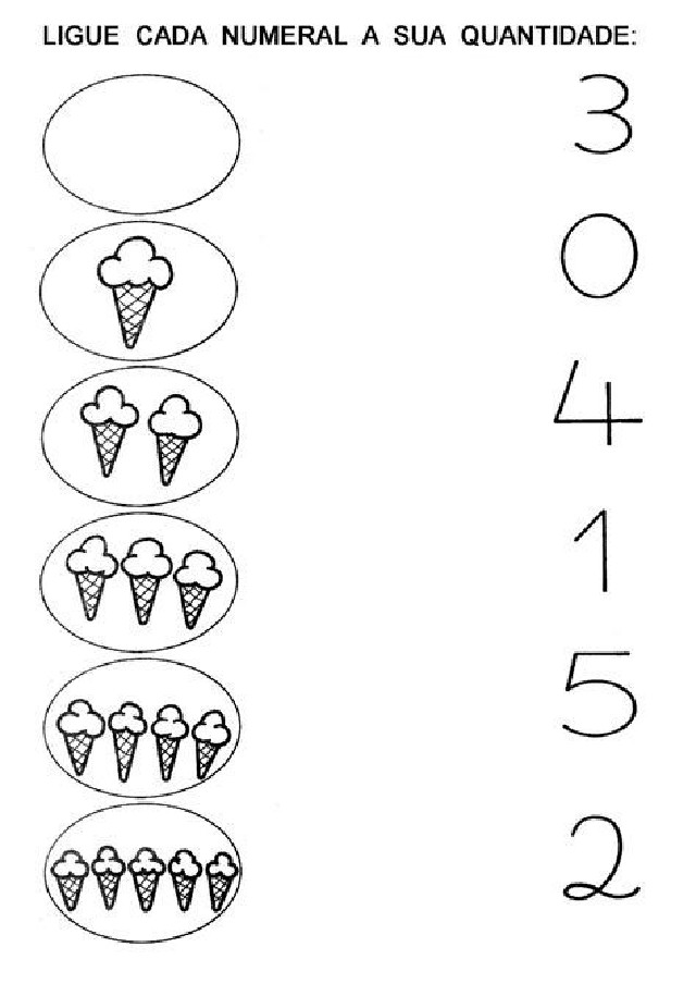 atividades numeros educação infantil