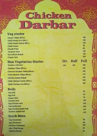 Chicken Darbar menu 1