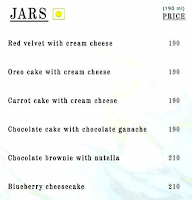 Euphoria Bakers menu 1