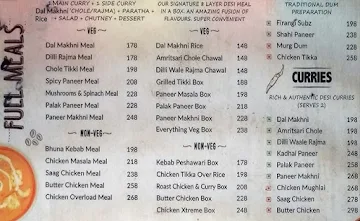 BOX8 - Desi Meals menu 