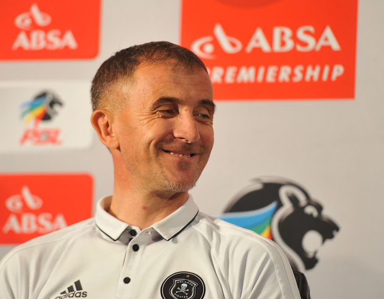 Orlando Pirates' Serbian head coach Milutin Sredojevic is adamant his team does not feel pressure despite still being in with a chance to win the 2017/18 Absa Premiership title. With two matches remaining, Pirates trail leaders Mamelodi Sundowns by four points.