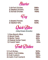 Healthy Craving menu 8