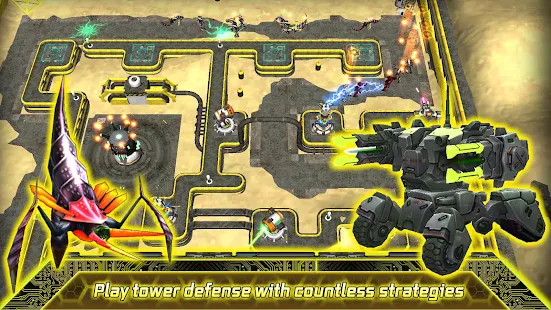 Sci Fi Tower Defense. Module TD 2 Apk Mod moedas infinita e diamantes infinito