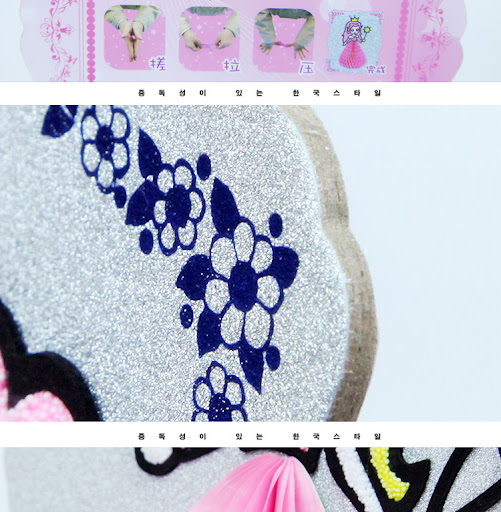 Title 8, DIY Hand-painted Girl Origami Painting Clay Mag...