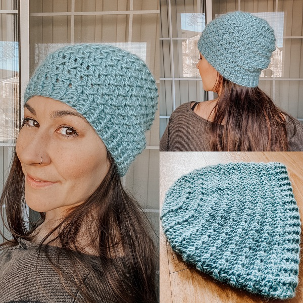 textured hat crochet pattern