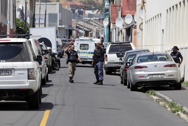 Police closed London Road in Salt River after Rashied Staggie was shot there on December 13 2019.