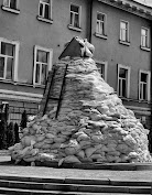 War Art. Monument to Mikhail Hrushevsky. Kyiv