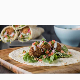 Falafel Saj Wrap