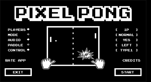 Screenshot Pixel Pong