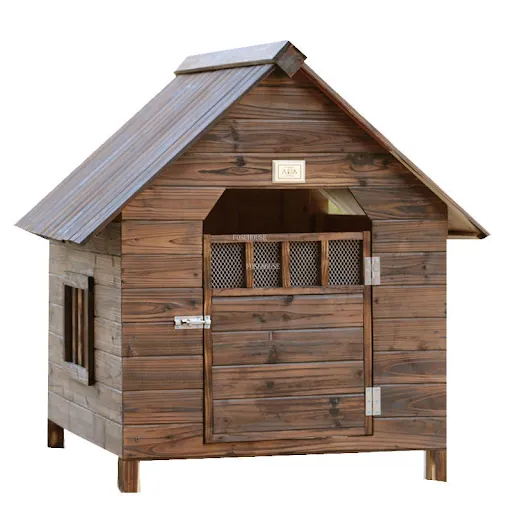 Four Seasons Universal Wooden Dog Houses Outdoor Rain-proof Kennel Dog Cage Luxury Small and Medium-sized Dog Villa Pet 
