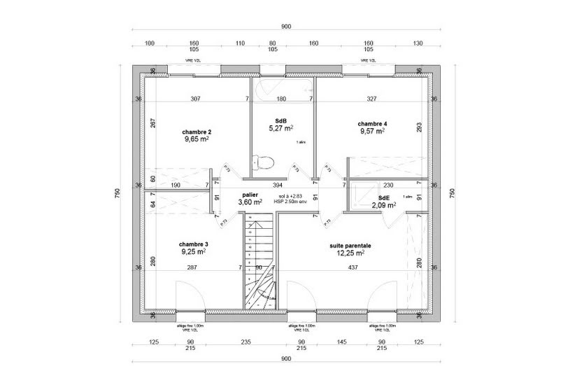  Vente Terrain + Maison - Terrain : 515m² - Maison : 104m² à Écuelles (77250) 