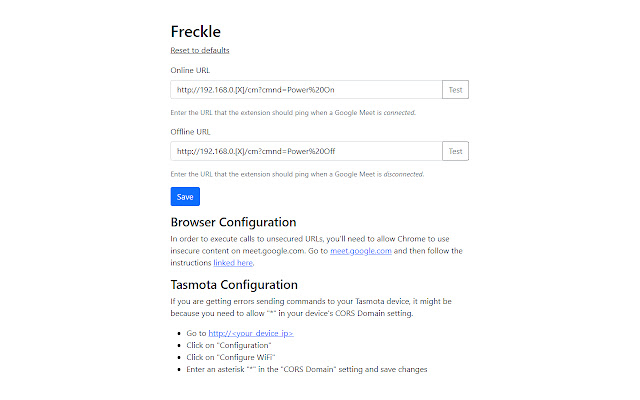 Freckle chrome extension