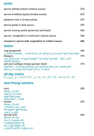 L Cafe menu 4