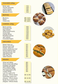 Shyamaliaes Bake Creations menu 2