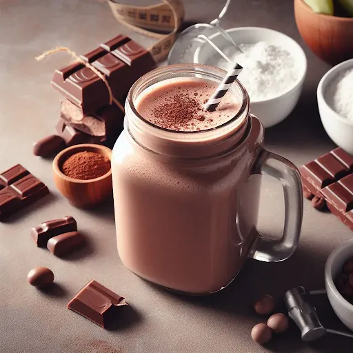 Chocolate Protein Smoothie [450 Ml, Mason Jar]