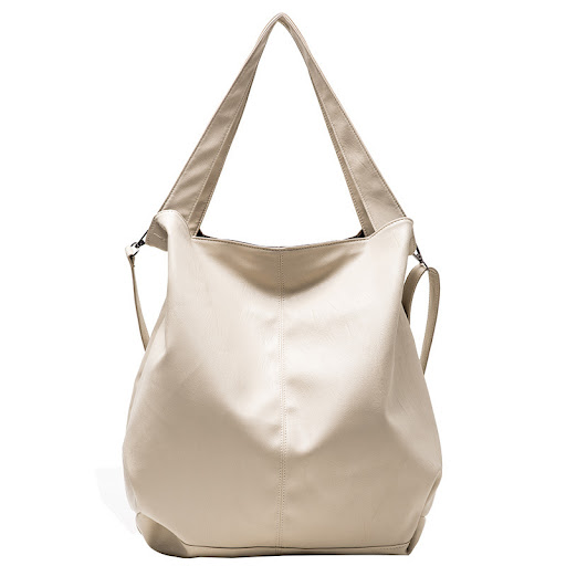 Title 2, One-shoulder womens simple fashion PU bucket m...