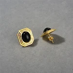 Gold Earrings Pair