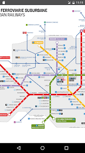 Milan Metro Map 2017 - náhled