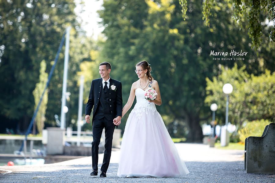 Fotografo di matrimoni Marina Hasler (marina). Foto del 1 marzo 2019